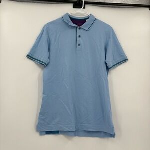 Robert graham blue polo shirt small